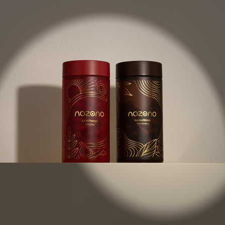 NOZONO Genome Renewal Duo – zestaw NAD+ Prime i LifeCharge na długowieczność
