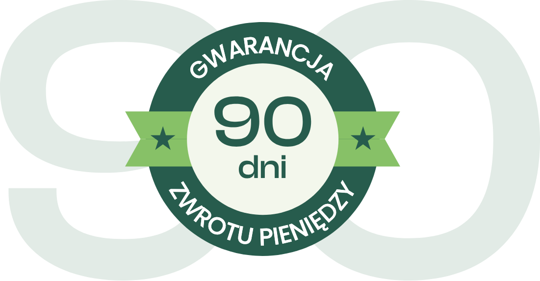 90-dniowa gwarancja zwrotu pieniędzy